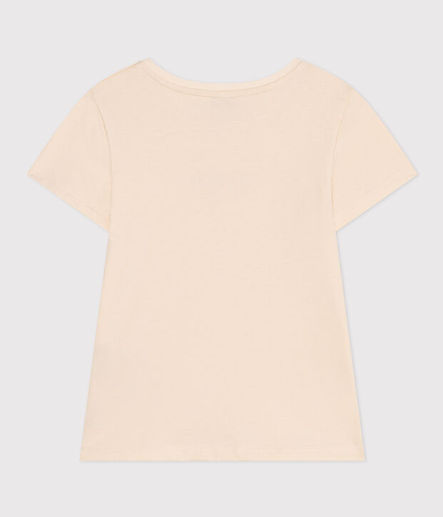 Tee-shirt en jersey l&eacute;ger enfant fille bleu/bleu