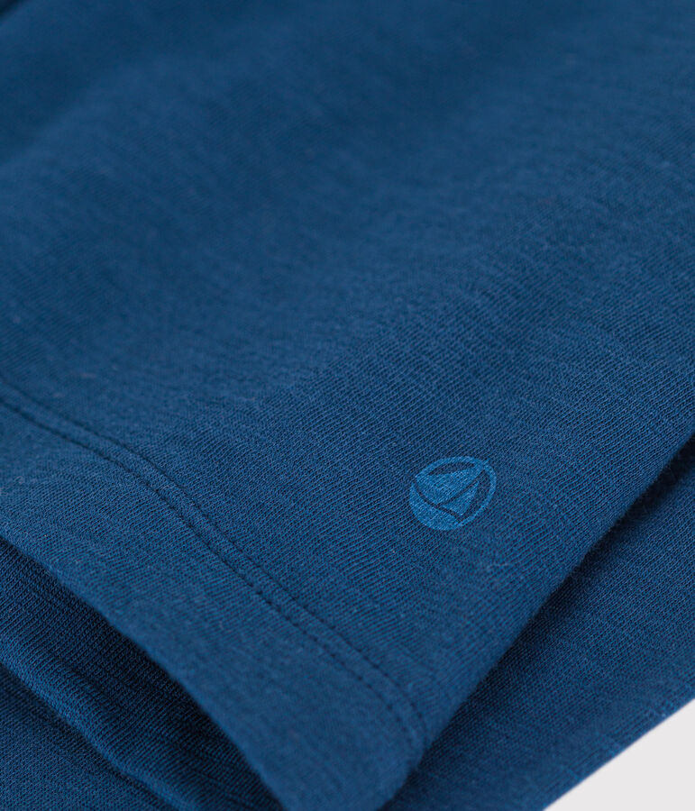 Tee-shirt LE DROIT col rond en coton Femme bleu INCOGNITO