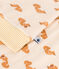 Pyjama en bouclette éponge grattée imprimée écureuil enfant blanc AVALANCHE/ MULTICO