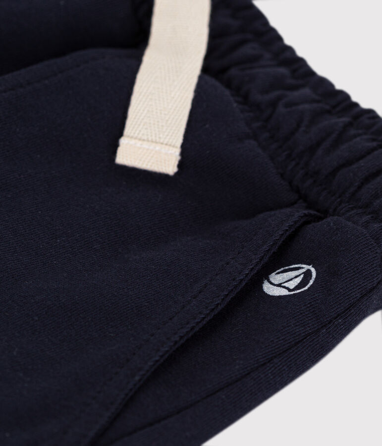 Short en coton enfant gar&ccedil;on bleu SMOKING