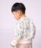 Sweatshirt b&eacute;b&eacute; en coton imprim&eacute; animalier &eacute;cru/multicouleur