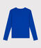 Tee-shirt L'ICONIQUE col rond en coton Femme bleu CALVIN