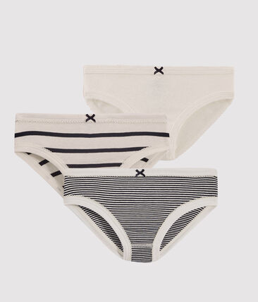 Lot de 3 culottes iconiques fille en coton