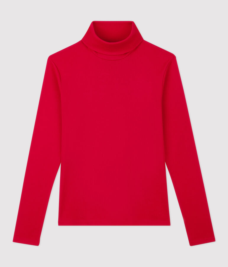 Sous-pull iconique en coton Femme rouge TERKUIT