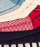 Lot de 5 paires de chaussettes rayures en jersey de coton enfants variante 1
