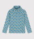 Sous-pull imprimé fleuri en coton enfant fille