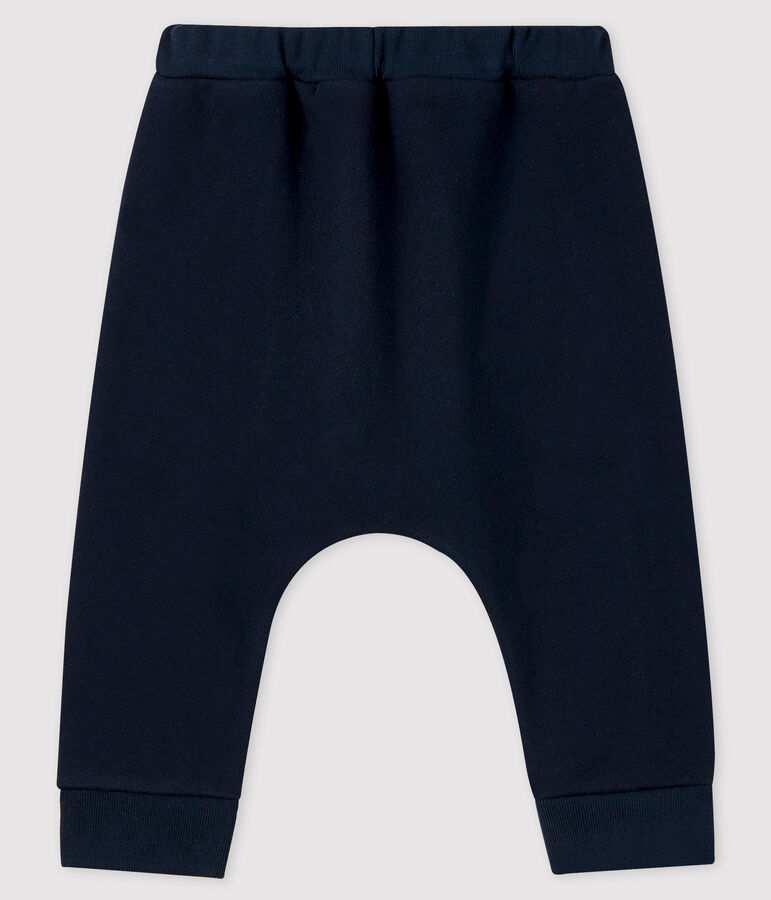 Pantalon b&eacute;b&eacute; fille/gar&ccedil;on en molleton bleu