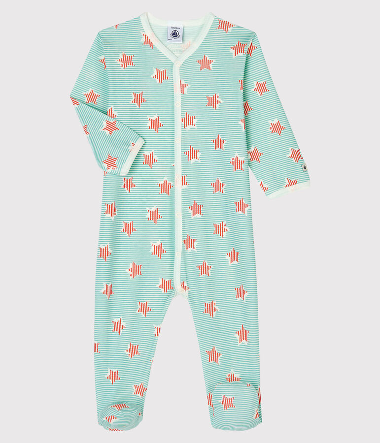 Dors bien b&eacute;b&eacute; en c&ocirc;te blanc MARSHMALLOW/blanc MULTICO