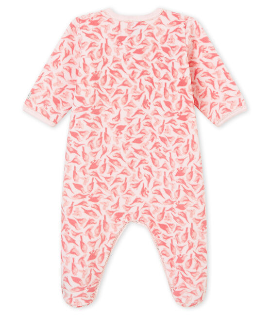 Dors bien bébé fille rose VIENNE/blanc MULTICO