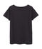 Maxi t-shirt femme en tubique extrafin chiné gris CITY CHINE