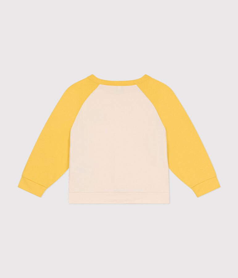 Sweatshirt en molleton l&eacute;ger enfant jaune AVALANCHE/ NECTAR