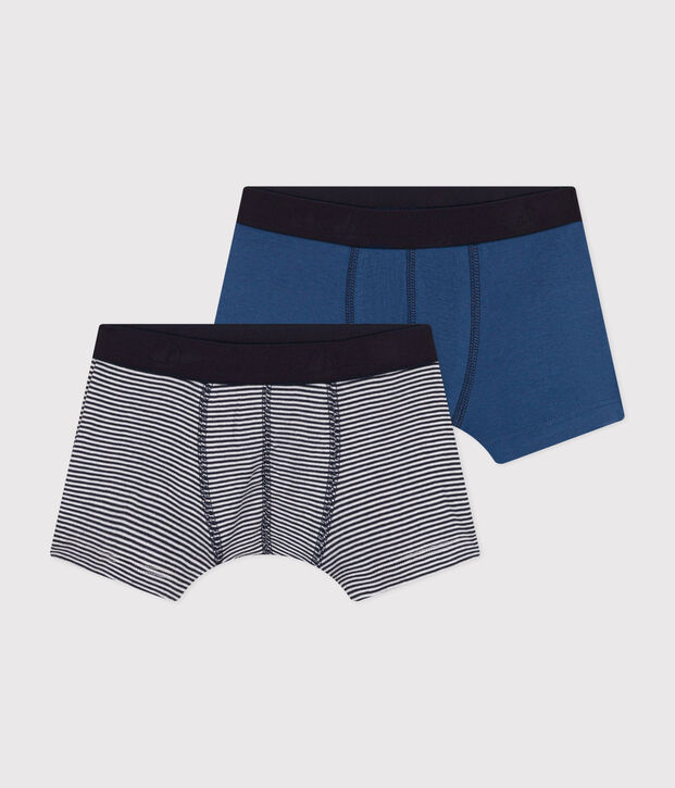 Lot de 2 boxers en coton enfant multicouleur