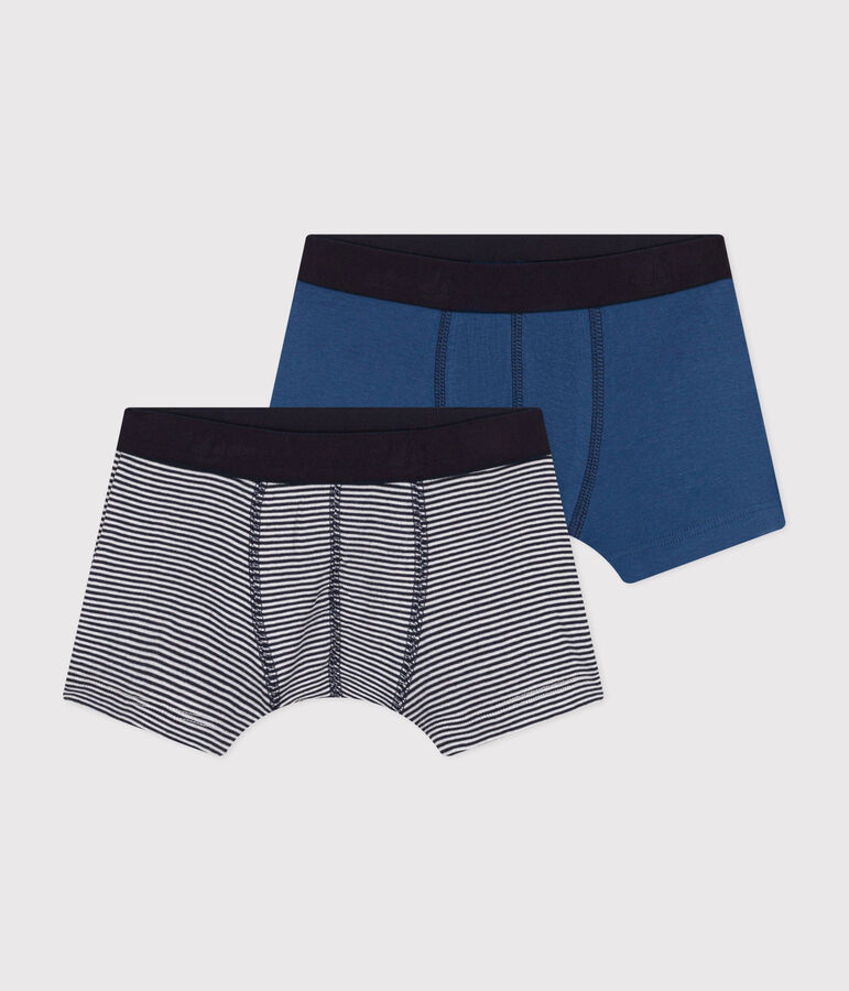 Lot de 2 boxers en coton enfant multicouleur