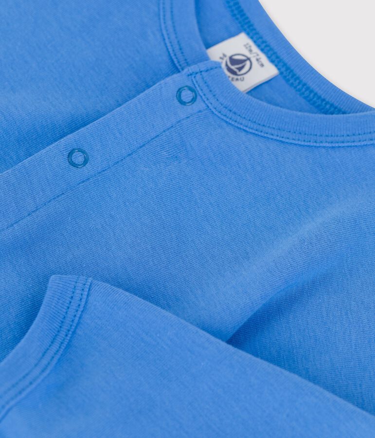 Cardigan en coton b&eacute;b&eacute; bleu BRASIER