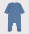 Pyjama bébé en coton bleu BEACH/ MARSHMALLOW