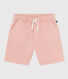 Short en twill de coton et lin enfant