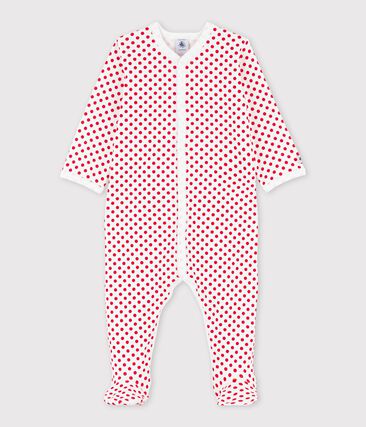 Dors-bien bébé à pois en côte