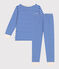 Pyjama enfant en tubique à rayures PERSE/ AVALANCHE