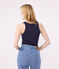 Débardeur l'Iconique en coton femme bleu SMOKING