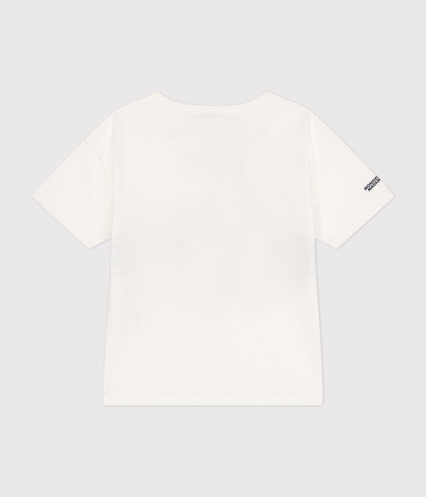 Tee-shirt Monsieur Madame en coton enfant blanc