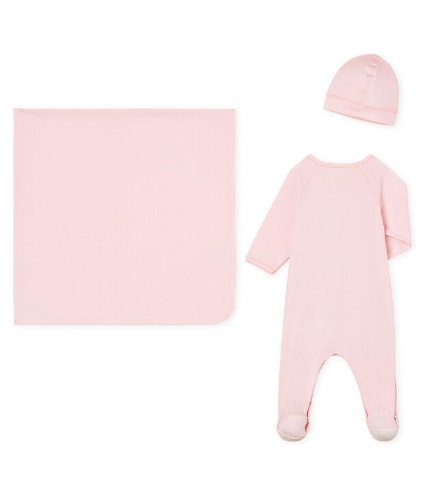 Coffret cadeau 3 pi&egrave;ces b&eacute;b&eacute; mixte multicouleur