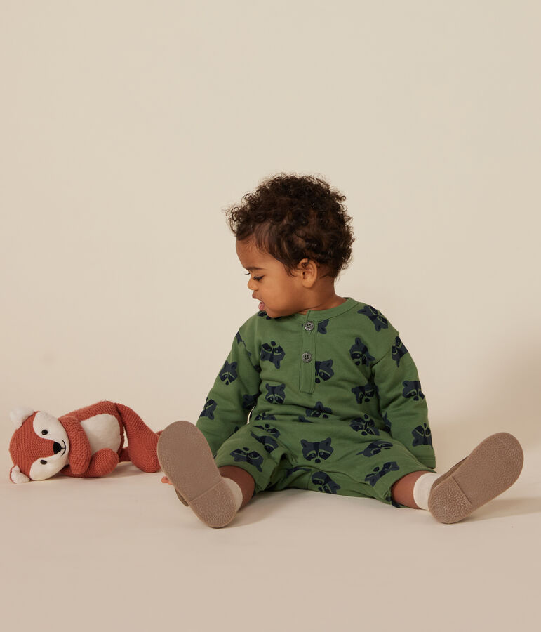 Combinaison longue en molleton b&eacute;b&eacute; PALMERAIE/ MULTICO