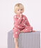 Pyjama sans pieds imprimé en coton bébé rose ROSEWOOD/ MARSHMALLOW