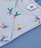 Lot de tee-shirts enfant en coton manches longues imprim&eacute; multicouleur