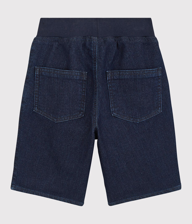Bermuda en denim enfant gar&ccedil;on bleu