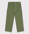Pantalon carpenter enfant en coton vert OLIVINE