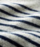 Pull en cachemire bébé garçon gris BELUGA/bleu SMOKING