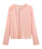 Cardigan femme en lin rose PATIENCE