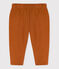 Pantalon bébé en molleton marron ECUREUIL