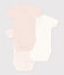 Lot de 3 bodies croisés manches courts en coton bébé variante 2