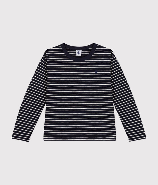 Tee-shirt manches longues en jersey flammé enfant garçon SMOKING/ MONTELIMAR
