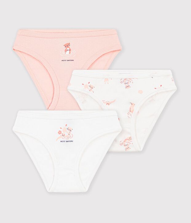 Lot de 3 culottes en coton multicouleur