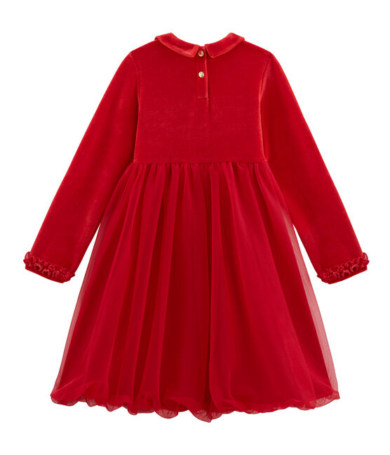 Robe enfant fille rouge TERKUIT