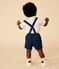 Polo manches courtes en coton bébé blanc MARSHMALLOW