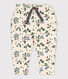 Pantalon bébé imprimé en molleton