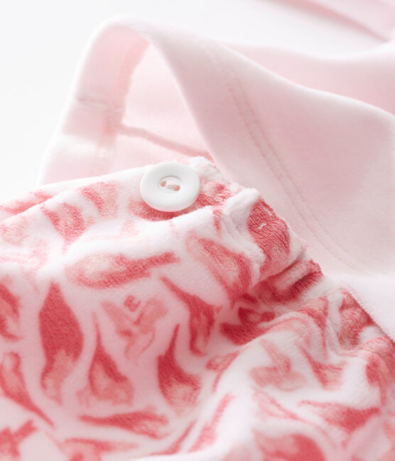 Pyjama bébé fille rose VIENNE/blanc MULTICO
