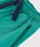 Bermuda short enfant en coton uni vert