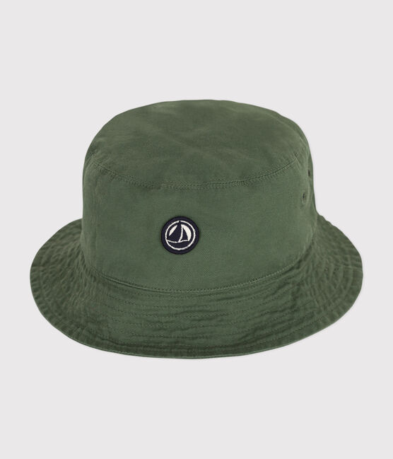 Bob uni en coton bébé vert CROCO