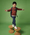 Sweatshirt en molleton enfant garçon orange MADRAS