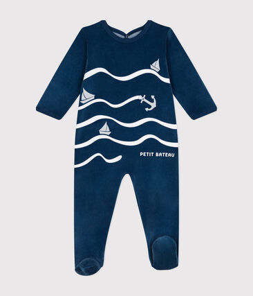 PETIT BATEAU - Dors bien en velours bébé