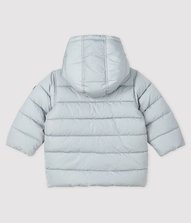 Doudoune matelass&eacute;e b&eacute;b&eacute; gar&ccedil;on gris