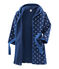 Robe de chambre enfant en polaire bleu MEDIEVAL/blanc MARSHMALLOW