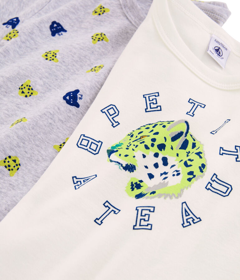 Duo de tee-shirts petit gar&ccedil;on multicouleur