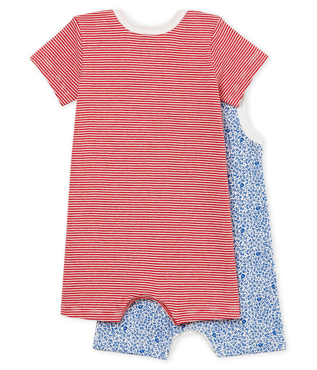 Duo de combicourts b&eacute;b&eacute; gar&ccedil;on en c&ocirc;te multicouleur