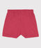 Short en jersey flammé enfant fille rose PAPI