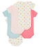 Lot de 5 bodies manches courtes bébé fille variante 1